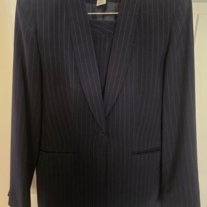 Navy Pinstripe Pantsuit by Jones New York - Size 6